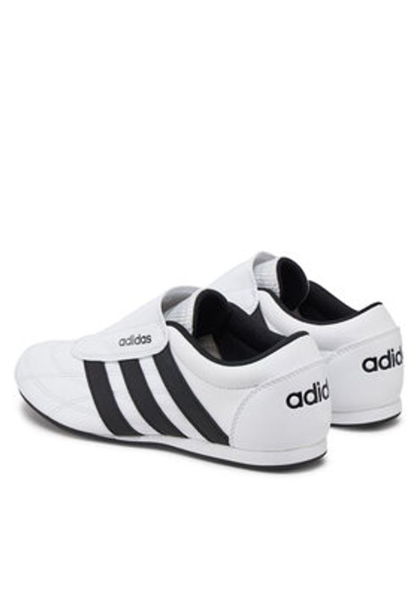 Adidas - adidas Sneakersy Tekwen JS3870 Biały. Kolor: biały. Materiał: skóra