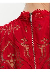 Morgan Bluzka 251-OMBRE Czerwony Regular Fit. Kolor: czerwony. Materiał: syntetyk #3