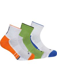 Fila Skarpety 3-pack Quarter Białe 39-42. Kolor: żółty, pomarańczowy, wielokolorowy, zielony, biały #1