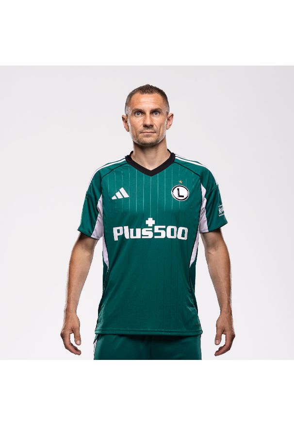 Koszulka wyjazdowa Adidas LEGIA SR 25/26. Materiał: tkanina. Sport: piłka nożna