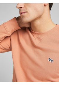 Lee - LEE PLAIN CREW SWS MĘSKA BLUZA LOGO RUST L81ISPUK 112145597 #4