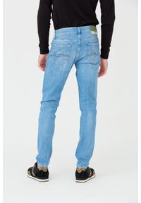 7 FOR ALL MANKIND Niebieskie męskie jeansy Slimmy Tapered, Rozmiar 34. Kolor: niebieski