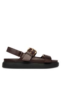 Sandały Clarks. Kolor: brązowy #1