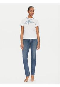 Guess T-Shirt W5GI03 I3Z14 Biały Regular Fit. Kolor: biały. Materiał: bawełna #4