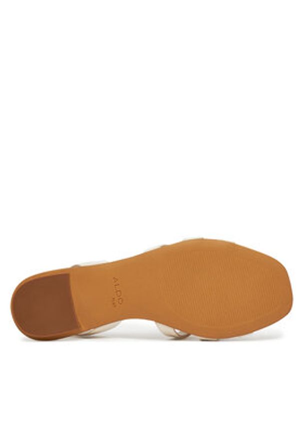 Aldo Sandały Marassita 13917627 Biały. Kolor: biały. Materiał: skóra