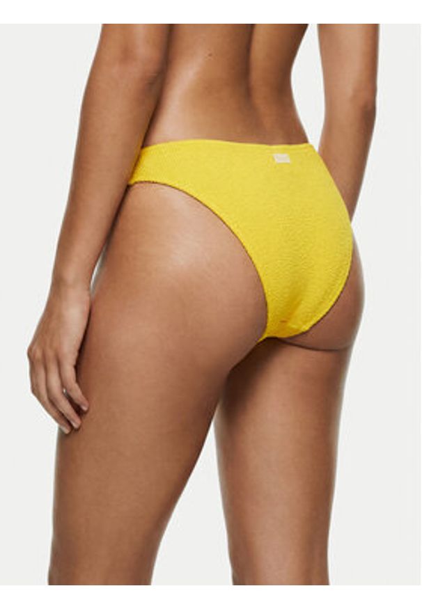 Banana Moon Dół od bikini Naida Scrunchy JAA22 Żółty. Kolor: żółty. Materiał: syntetyk