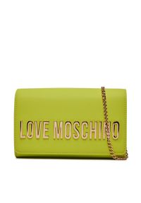 Love Moschino - LOVE MOSCHINO Torebka JC4103PP1IKD0404 Zielony. Kolor: zielony. Materiał: skórzane