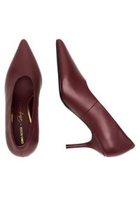 Gino Rossi Szpilki CLEO-1527-1-TB Bordowy. Kolor: czerwony. Materiał: skóra. Obcas: na szpilce #6