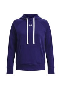 Bluza damska Under Armour Rival Fleece HB Hoodie. Kolor: niebieski. Sport: bieganie #1