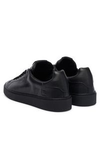 D.A.T.E. Sneakersy Levante Mono M431-LV-MN Czarny. Kolor: czarny. Materiał: skóra