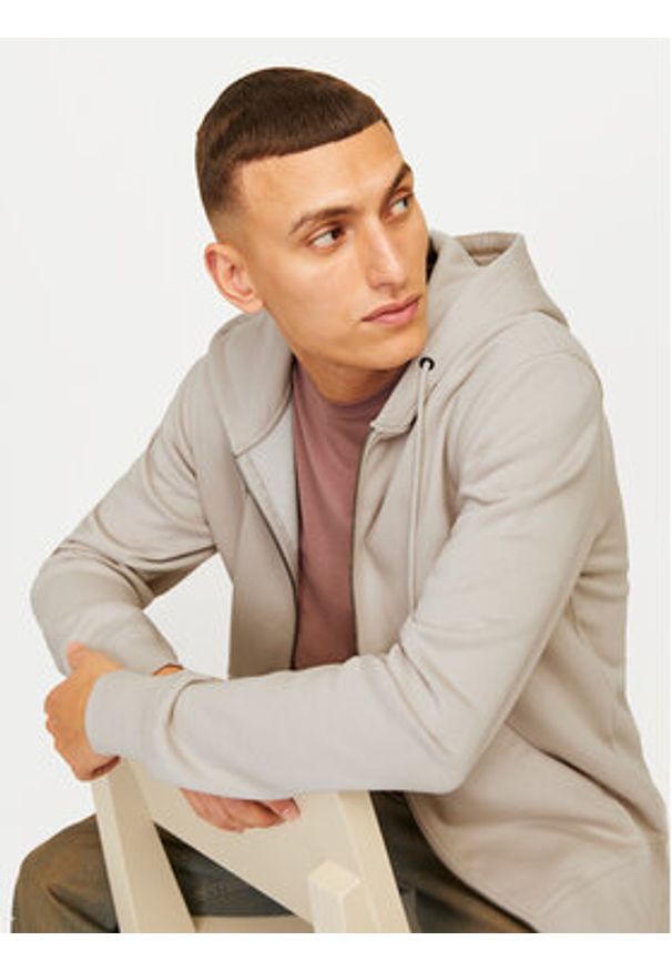 Jack & Jones - Jack&Jones Bluza Star 12210830 Beżowy Relaxed Fit. Kolor: beżowy. Materiał: bawełna, syntetyk