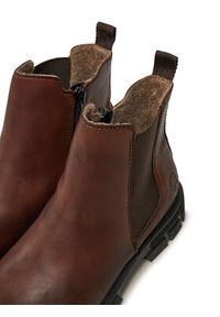 Rieker Botki Z9150-25 Brązowy. Kolor: brązowy. Materiał: skóra #4