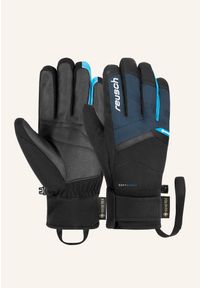 Rękawice narciarskie dla dorosłych Reusch Blaster Gore-Tex wodoodporne ocieplane. Kolor: czarny, wielokolorowy, niebieski. Technologia: Gore-Tex. Sport: narciarstwo