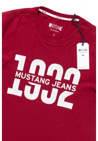 Mustang - MUSTANG T SHIRT Alex C Print RHUBARB 1007850 7194. Wzór: nadruk #3