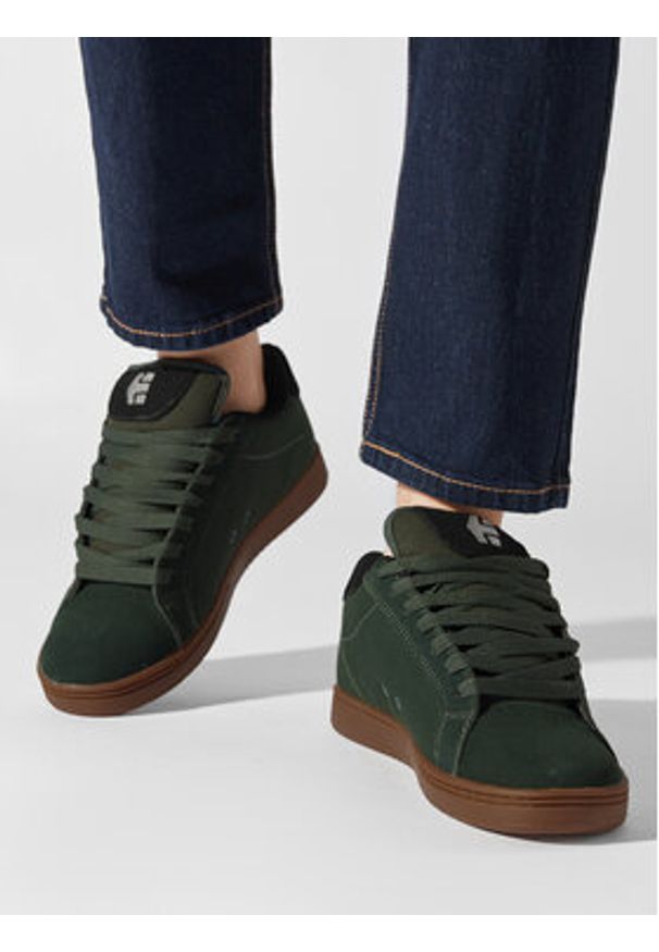 Etnies Sneakersy Fader Khaki. Kolor: brązowy. Materiał: zamsz, skóra