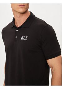 EA7 Emporio Armani Polo 3DPF16 PJ03Z 1200 Czarny Regular Fit. Typ kołnierza: polo. Kolor: czarny. Materiał: bawełna #5