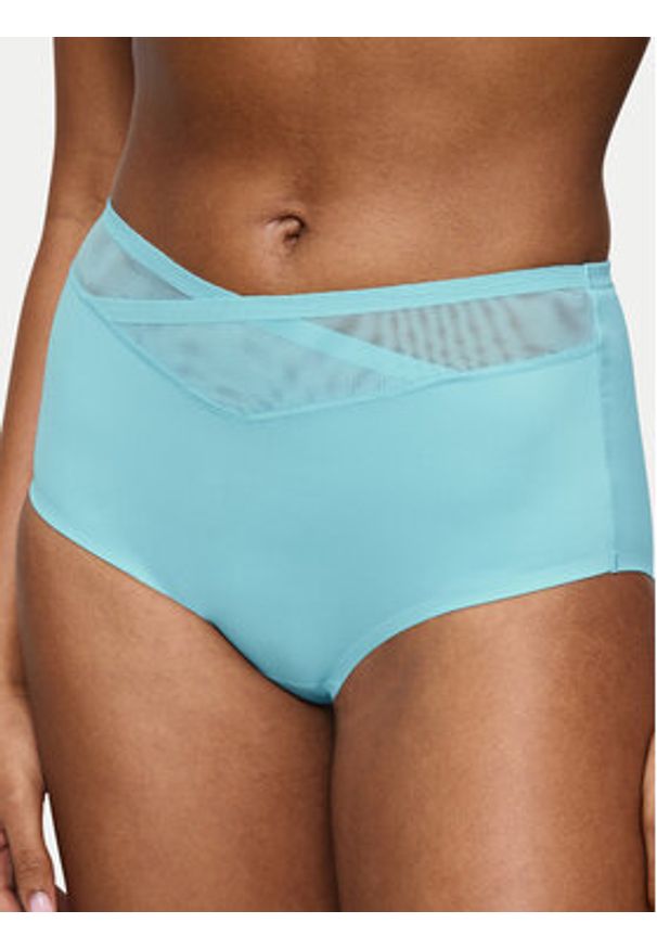 Triumph Figi klasyczne z wysokim stanem True Shape Sensation 10218231 Niebieski. Stan: podwyższony. Kolor: niebieski. Materiał: syntetyk
