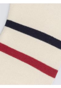 Big-Star - Stopki męskie z dwoma paskami białe Sherlock 100. Kolor: biały. Materiał: skóra, bawełna, materiał #2