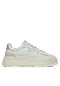 D.Franklin Sneakersy DFSH321094 Biały. Kolor: biały. Materiał: skóra