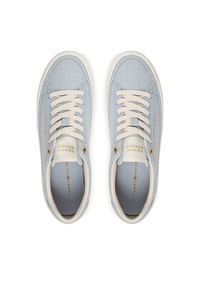 TOMMY HILFIGER - Tommy Hilfiger Sneakersy Th Foxing Platform Washed Canvas FW0FW09172 Błękitny. Kolor: niebieski. Materiał: materiał. Obcas: na platformie #5