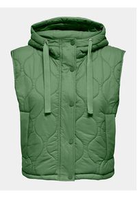 only - ONLY Bezrękawnik Valentina 15315383 Zielony Regular Fit. Kolor: zielony. Materiał: syntetyk. Długość rękawa: bez rękawów