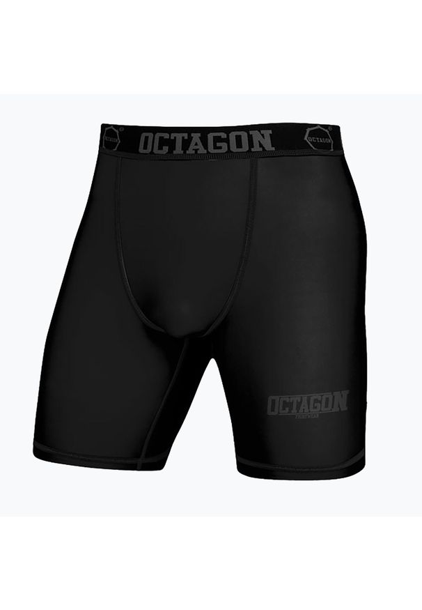 OCTAGON - Spodenki kompresyjne męskie Octagon Fight Wear. Kolor: czarny
