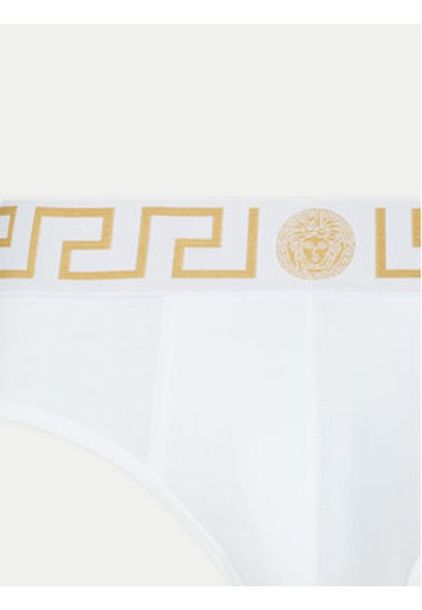 VERSACE - Versace Komplet slipów AU10180 1A10011 Biały. Kolor: biały. Materiał: bawełna