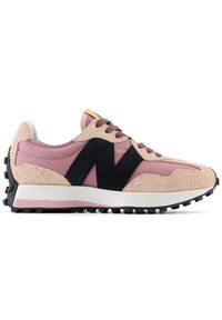 Buty damskie New Balance WS327WE – różowe. Okazja: na co dzień. Kolor: różowy. Materiał: dresówka, guma, zamsz, skóra. Szerokość cholewki: normalna. Sezon: wiosna