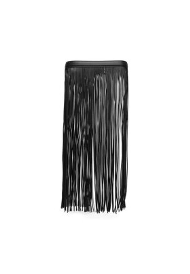 Karl Lagerfeld - KARL LAGERFELD Pasek Damski B1W33048 Czarny. Kolor: czarny. Materiał: skóra