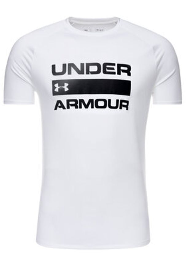 Under Armour T-Shirt Ua Team Issue Wordmark 1329582 Biały Regular Fit. Kolor: biały. Materiał: bawełna
