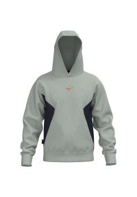 Bluza z kapturem Mizuno Athletics. Typ kołnierza: kaptur. Kolor: zielony. Sport: fitness #1