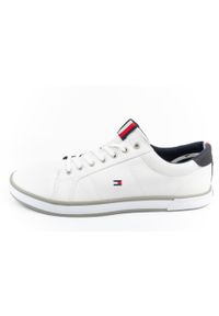 TOMMY HILFIGER - Buty sportowe trampki do chodzenia męskie Tommy Hilfiger. Kolor: biały. Sport: turystyka piesza