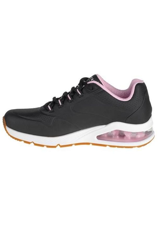 skechers - Buty do chodzenia damskie Skechers Uno 2 2ND Best. Zapięcie: sznurówki. Kolor: czarny. Materiał: materiał, syntetyk, tkanina. Szerokość cholewki: normalna. Sport: turystyka piesza