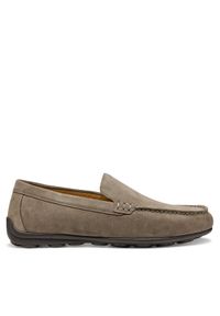 Geox Mokasyny U Spherica Ec16 U55HYA 00022 C1018 Szary. Kolor: szary. Materiał: zamsz, skóra