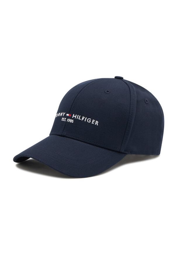 TOMMY HILFIGER - Tommy Hilfiger Czapka z daszkiem Th Established Cap AM0AM07352 Granatowy. Kolor: niebieski. Materiał: materiał