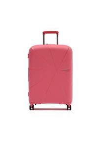 AMERICAN TOURISTER - Średnia Twarda Walizka American Tourister. Kolor: różowy #1