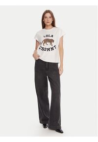LOLA CASADEMUNT T-Shirt LF2515001 Biały Regular Fit. Kolor: biały. Materiał: bawełna #3