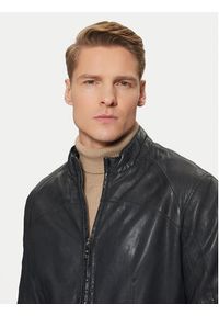 Milestone Kurtka skórzana Winston 511099 60600 Granatowy Regular Fit. Kolor: niebieski. Materiał: skóra #3