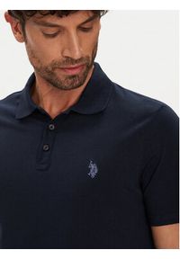 U.S. Polo Assn. Polo MUP3780 Granatowy Regular Fit. Typ kołnierza: polo. Kolor: niebieski. Materiał: bawełna