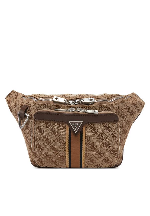 Guess Saszetka nerka HMMIST P5156 Beżowy. Kolor: beżowy. Materiał: materiał