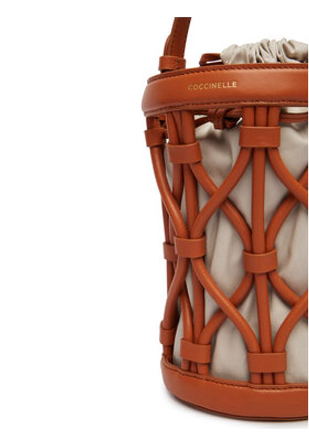 Coccinelle Torebka U2P Coccinellekoi E1 U2P 23 01 01 Brązowy. Kolor: brązowy. Materiał: skórzane