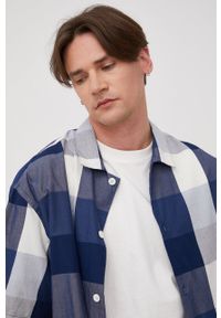 Levi's® - Levi's koszula bawełniana męska relaxed. Okazja: na spotkanie biznesowe. Kolor: niebieski. Materiał: bawełna. Długość rękawa: krótki rękaw. Długość: krótkie. Styl: biznesowy #2