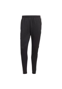 Adidas - Spodnie adidas Squadra 21 Sweat Pants GK9545 - czarne. Kolor: czarny. Materiał: poliester, materiał, dresówka, bawełna