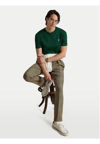 Polo Ralph Lauren T-Shirt 710671438531 Zielony Regular Fit. Typ kołnierza: polo. Kolor: zielony. Materiał: bawełna #3