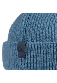 Buff - Czapka z wełny merino dokerka Ervin. Kolor: niebieski. Materiał: wełna. Styl: sportowy