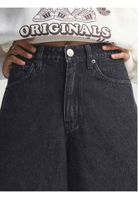 Adidas - adidas Szorty jeansowe Firebird Jorts KD2916 Czarny Oversize. Kolor: czarny. Materiał: bawełna #4