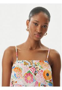 Seafolly Sukienka letnia Beach Bohème 55773-DR Kolorowy Regular Fit. Materiał: wiskoza, len. Wzór: kolorowy. Sezon: lato #4