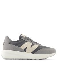 Buty unisex New Balance U370PD - szare. Zapięcie: sznurówki. Kolor: szary. Materiał: guma, skóra, zamsz. Szerokość cholewki: normalna. Sezon: lato #1