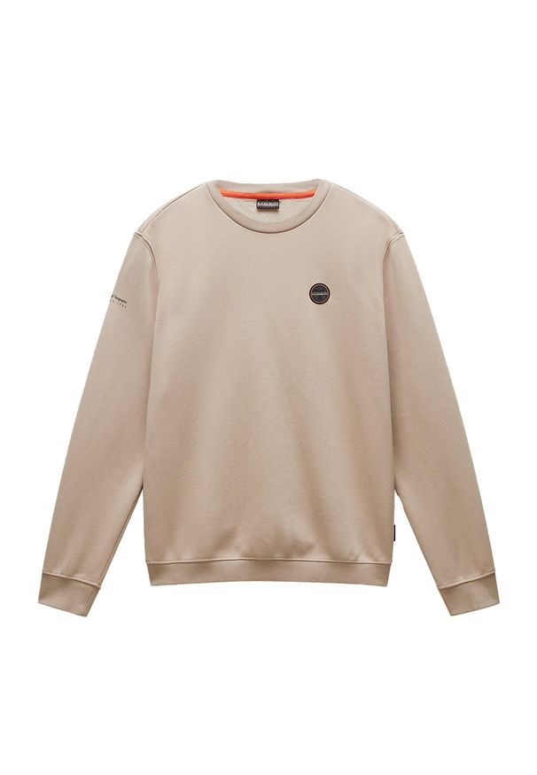 Bluza męska Napapijri B-Badge C. Kolor: beżowy