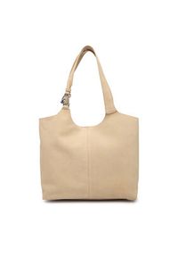 Coccinelle Torebka The Coccinelle C-Easy E1 THE 11 02 01 Beżowy. Kolor: beżowy. Materiał: skórzane, zamszowe #4